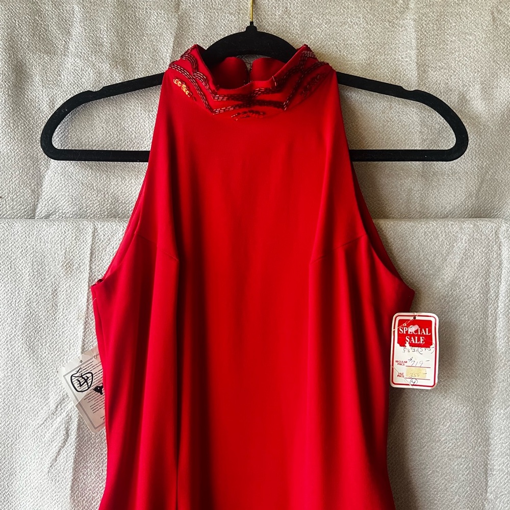 Vintage Red Formal Dress